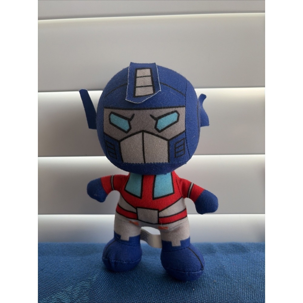 Hasbro Stuffed Toy Factory Transformers Optimus Prime 2019 Multi Color Plush 11"